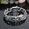 Fashion Trendy Retro Jewelry Religious Cross Stainless Steel Bracelet