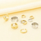 Minimalist Smooth Stainless Steel Huggie Stud Earrings Versatile Trendy Unisex Daily Jewelry