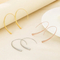 Geometric Arc Line Versatile Stainless Steel Earrings Women's Jewelry