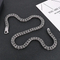Punk Retro Vintage Patterns Stainless Steel Men's Bracelet Necklace Jewelry Set