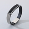 European and American Jewelry Straps, Woven Leather Curved Bracelets, Stainless Steel Bracelets That Can Be Engraved with Letters