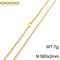 Manufacturers Wholesale New Stainless Steel Necklace Square Pearl Fashion Chains Necklaces
