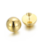 Cross Border Popular Stainless Steel Hemispherical Hollow Earrings, Internet Famous, Simple and Generous, Light Luxury Earrings