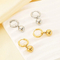 High Quality Stainless Steel Small Round Ball Temperament Women's Earrings Jewelry Wholesale