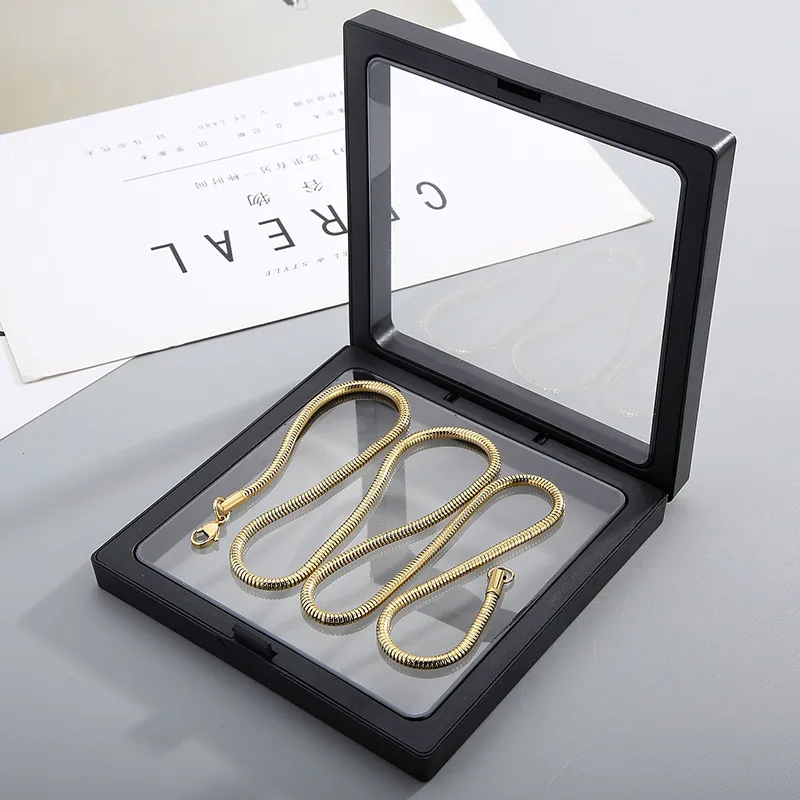 Transparent Pet Dustproof and Scratch Resistant Shell Packaging Box Wholesale Jewelry Gift Box
