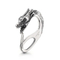 Punk Jewelry Parts Skull Buddha Animal Series Stainless Steel Accessories Clasp