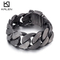 Fashion Multi-Color Minimalist Retro Stainless Steel Men's Thick Cuban Bracelet