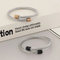 Fashionable Stainless Steel Wire Bangle for Men and Women, Suitable for Daily Wear