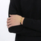 European and American Fashion Stainless Steel Creative 8-Shaped Accessory Men's Woven Leather Rope Bracelet