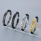 European and American Fashion Personality Stainless Steel Creative Woven Bracelet Men's Leather Bracelet
