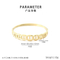 Vintage Heart Shape Stainless Steel Bracelet for Women High-End Charm Luxury Jewelry Bangle