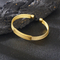 Popular Men's Personalized Stainless Steel Four Layer Steel Wire C-Shaped Open Bangle