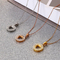Light Luxury Clavicle Chain with Full Diamond Pendant for Women Necklace