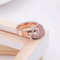New Fashionable Personalized Stainless Steel Creative Diamond Heart Ring