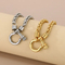 Unisex Horseshoe Buckle Necklace and Bracelet Set in Stainless Steel