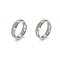 Cross-Border Hot-Selling Two-Tone Gold Stainless Steel Couple Rings with Diamonds