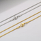 Minimalist Style Stainless Steel Unisex Square Pearl Chain Can Be Paired with Pendant