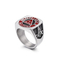 Vintage Freemasons Series Men's Jewelry Punk Stylish Stainless Steel Ring
