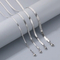Women's Stainless Steel Blade Chain Necklace Extender 2/3/4/5mm Interior Chain Jewelry Wholesale
