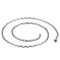 Stainless Steel Jewelry Rectangular Hip-Hop Necklace with Multiple Sizes to Choose From