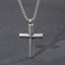 Classic Polished Cross Necklace Stainless Steel Pendant Fashion Unisex Lover Pendant
