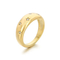 Colorful Diamond-Encrusted Stainless Steel Star Ring for Fashion