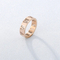 Personality Stainless Steel Hollow Roman Numeral Women's Ring Jewelry Wholesale