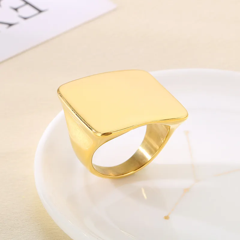 Sandblasted Surface with Laser-Engravable Logo Rings for Men and Women