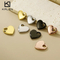 Stainless Steel Heart-Shaped Small Tag Pendant Stainless Steel Heart Jewelry Charms Accessories
