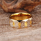 Fashion Elegant Unisex Universal Polished Tungsten Steel Geometric Angular Ring
