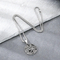 Retro Sun Smiling Moon Celestial Body Pendant Ancient Egypt Horus Eye Stainless Steel Men's Pendant