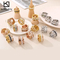 Creative Trendy Unisex Stainless Steel Epoxy Resin Combined Diamond-Embedded Roman Numeral Ring