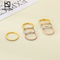 Luxurious Stainless Steel Ring for Women with Single Row of Diamond-Set Stainless Steel Band