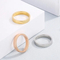 Fashion Niche High-End Stainless Steel Smooth Surface Ring Wholesale for Couples' Rings