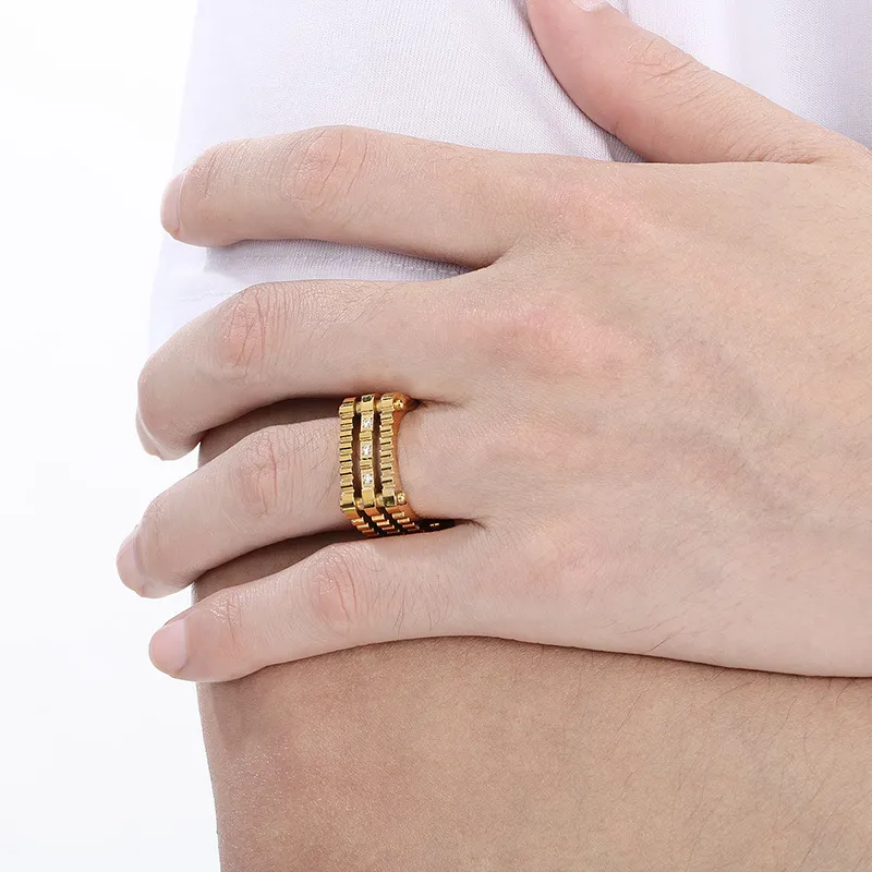 Stainless Steel Jewelry Fashion Ring Suitable for Daily Wear