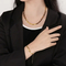 Distinctive Braided Stainless Steel Necklace for Modern Fashion