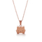 Small and High-End Stainless Steel Creative Cute Cat Pendant Collarbone Necklace