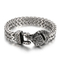Cross-Border Nordic Viking-Style Eagle Beak Jewelry, Punk Retro Wolf Head and Snake Head Reversible Chain Stainless Steel Men's Bracelet