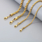 Fashion Stainless Steel Spiral Pattern Multi-Size Twist Chain Lobster Clasp Couple Bracelet