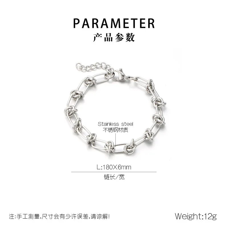 Stainless Steel Personalized Bracelet Suitable for Women's Daily Jewelry Wear