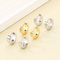Trendy and Fashionable Stainless Steel Classic Curved Circular Temperament Girl Earrings Jewelry
