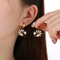 Stainless Steel Fashion Jewelry with Bee Ladybug Element Women's Earrings