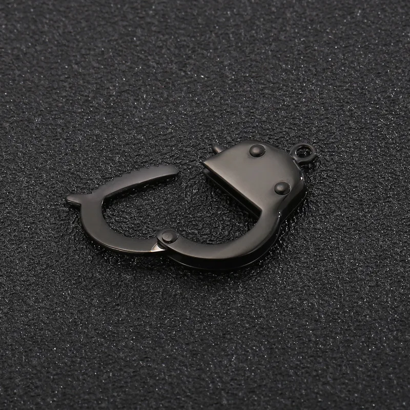 Stainless Steel Jewelry Accessories, Handcuffs Shaped Bracelets, Necklaces, Connecting Buckles