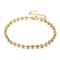 New Arrival Stainless Steel Minimalist Beaded Chain Hollow Ball Handmade Chain Bracelet