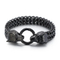 Punk Fashion Double Wolf Heads Multicolor Stainless Steel Men's Bracelet