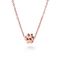 Korean Minimalist Cat Paw Print Necklace Stainless Steel Jewelry Bracelet Ring