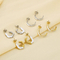 Irregular Dripping Oil Stainless Steel Earrings Fashion Jewelry