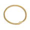 Hip Hop Style Stainless Steel Double-Sided Grinding Multi Size Cuban Chain Lobster Buckle Fashion Bracelet&Necklace Set
