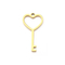 Stainless Steel Charm Accessories Fashion Trendy Retro Key Pendant Pendant