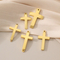 DIY Jewelry Fashion Accessories Simple Smooth Cross Pendant